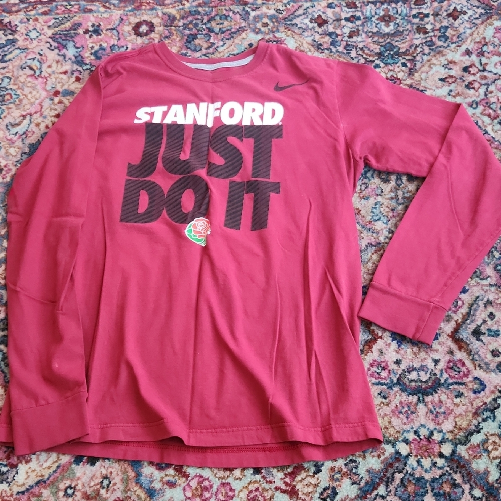 Nike Stanford Cardinal Rose Bowl Long Sleeve Tee - Picture 1 of 3